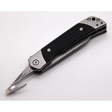 Revo Duo Framelock Black G10 Folding 9Cr18MoV Sheepsfoot Pocket Knife DUOSBLK