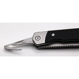 Revo Duo Framelock Black G10 Folding 9Cr18MoV Sheepsfoot Pocket Knife DUOSBLK