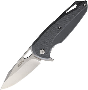 Revo Vipera XL Linerlock A/O Gray G10 Folding 8Cr14MoV Pocket Knife VIPXLGRY