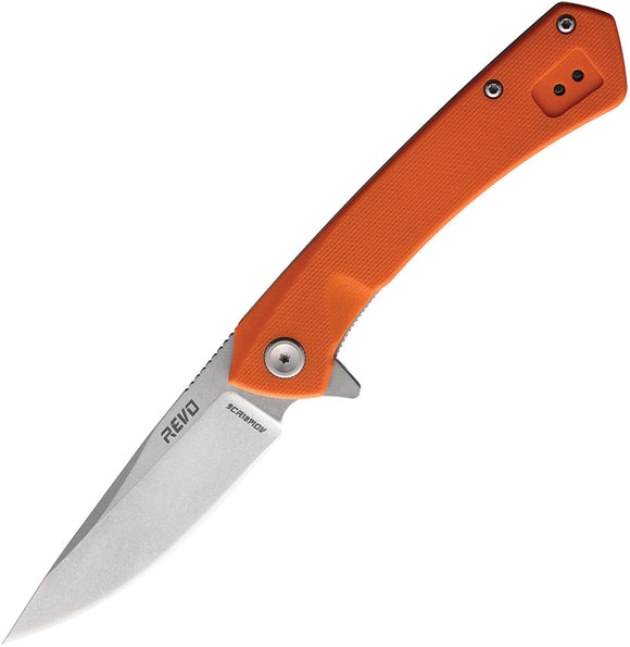 Revo Warden 2 Linerlock Orange G10 Folding 9Cr18MoV Pocket Knife WARDENORG