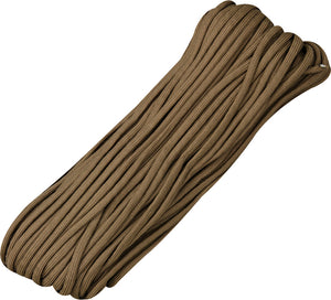 Marbles Parachute Cord Brown 100 ft 7 strand 550lbs 027h