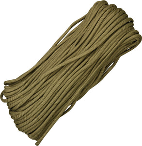Marbles Parachute Cord Coyote 100 ft 7 strand 550lbs 1024h