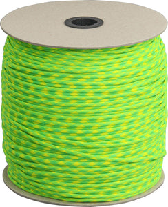 Marbles Parachute Cord Lemon-Lime 1000 ft 7 strand 550lbs 1026s  -On Sale