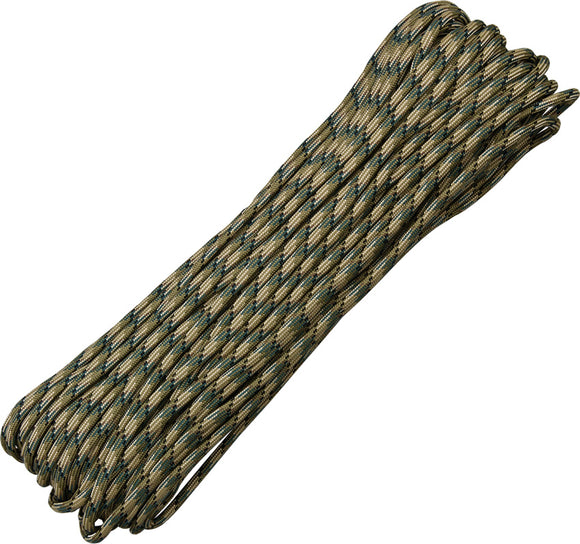 Marbles Parachute Cord Multicam 100 ft 7 strand 550lbs 1033h