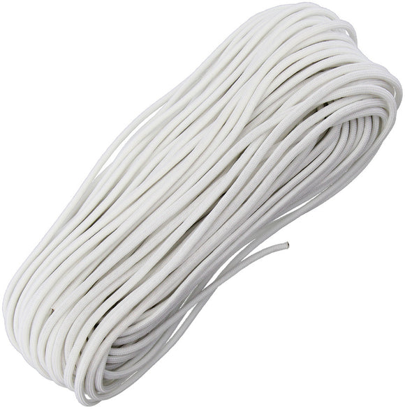 Marbles Military Spec Paracord White 100 ft 7 strand 550lbs 1163h
