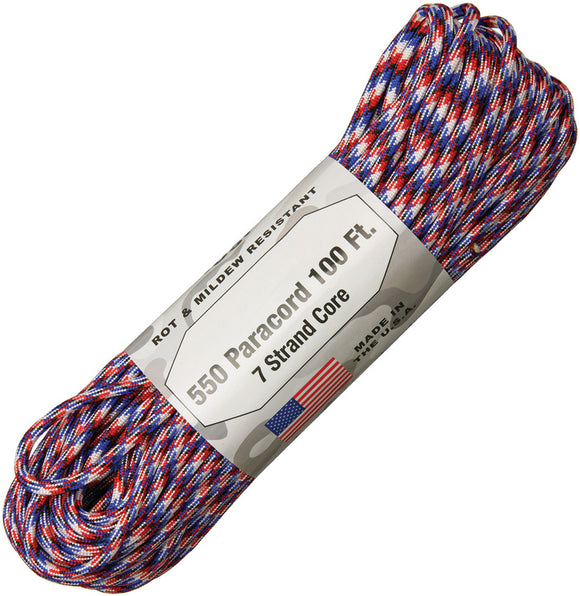 Atwood Rope MFG Parachute Cord Old Glory