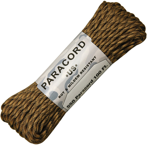 Atwood Rope MFG Parachute Cord FDE Camo