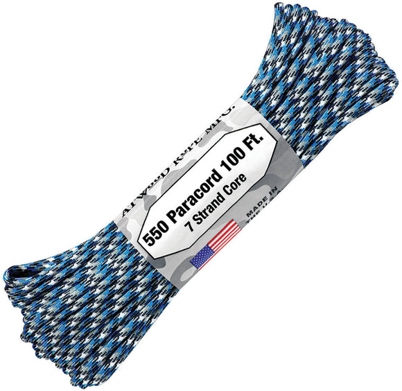 Atwood Rope MFG Parachute Cord Blue Camo