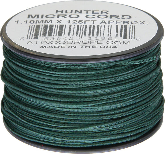 Atwood Rope MFG Micro Cord 125ft Hunter