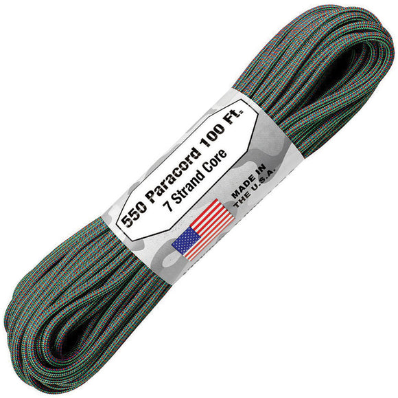 Atwood Rope MFG 100ft Color-Changing Watermelon Paracord 1298H