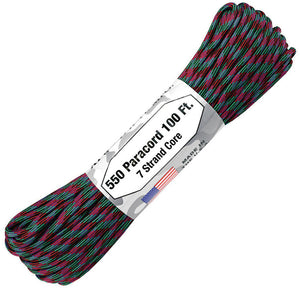 Atwood Rope MFG 100ft Color-Changing Argon Paracord 1300H