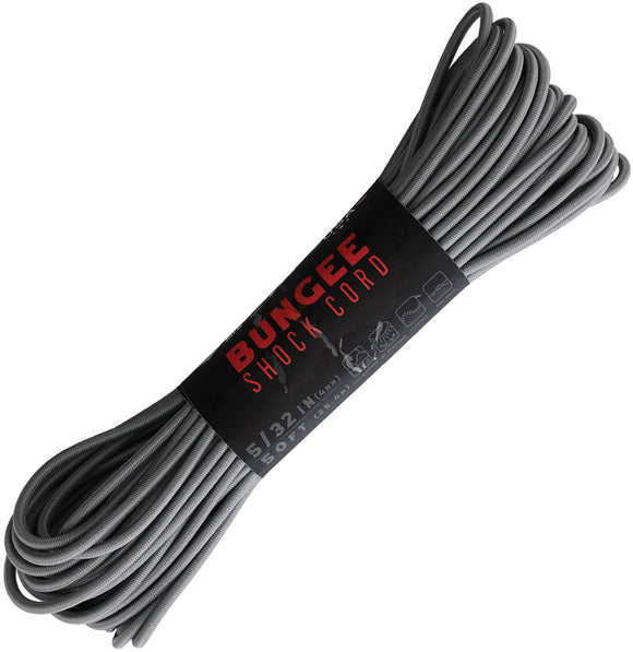 Atwood Rope MFG 50ft Gray Bungee Shock Paracord 1320H
