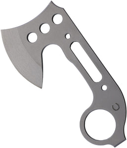 Red Horse Knife Works Karamahawk Barebones Gray D2 Steel Blade w/ Sheath 018