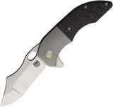 Red Horse Knife Works War Pig Carbon Fiber & Titanium Folding Pocket Knife 031