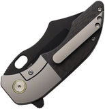 Red Horse Knife Works War Pig Carbon Fiber & Titanium Folding Pocket Knife 032