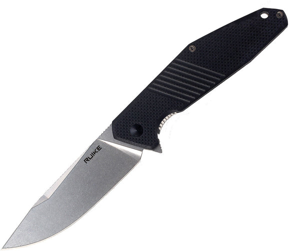 RUIKE D191 Framelock Black G10 High Carbon Stainless Steel Folding Knife D191B