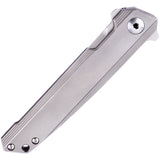 RUIKE M126-TZ  Framelock Gray Titanium Folding Bohler N690 Pocket Knife M126TZ
