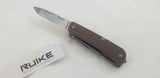 Ruike M31 Medium Slip Joint Multi-Tool Brown G10 Folding 12C27 Pocket Knife M31N
