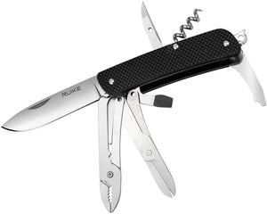 RUIKE M41 Medium Slip Joint Multi-Tool Black G10 Folding 12C27 Pocket Knife M41B