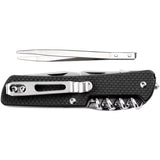 RUIKE M51 Medium Slip Joint Multi-Tool Black G10 Folding 12C27 Pocket Knife M51B
