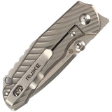 RUIKE M671-TZ  Framelock Gray Titanium Folding 154CM Tanto Pocket Knife M671TZ