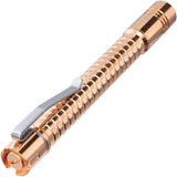 ReyLight Pen Light Copper Smooth 6.25" Water Resistant Flashlight PLCPFG