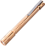 ReyLight Pen Light Copper Smooth 6.25" Water Resistant Flashlight PLCPFG