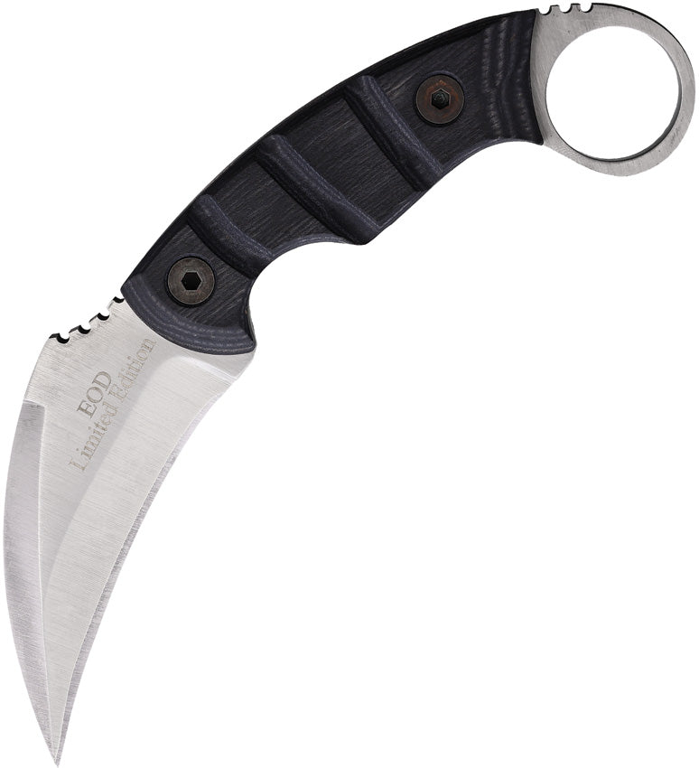 Ranger Knives Karambit Black Wood Stainless Steel Fixed Blade Knife 94 ...