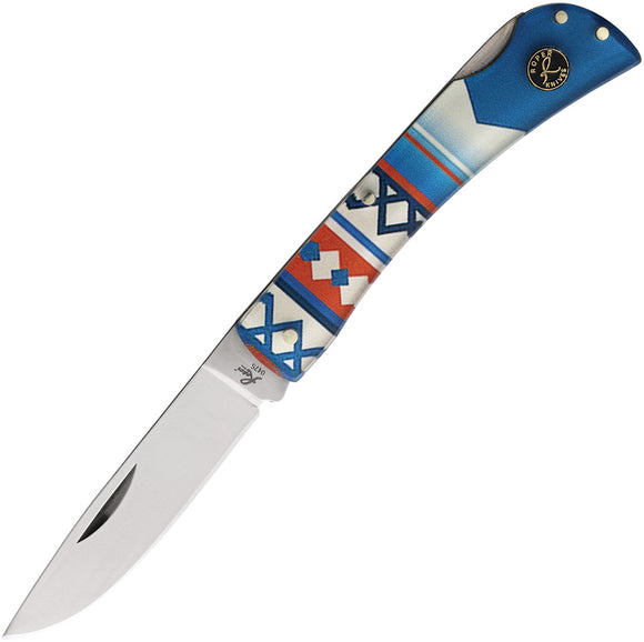 Roper Knives Pecos Tumble Weed Lockback Acrylic Folding Pocket Knife 0032WS1