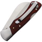 Roper Knives Klondike Hawkbill Lockback Wood Folding Pocket Knife 0039