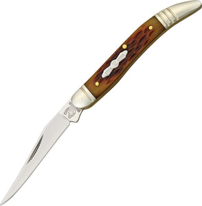 Rough Rider Baby Toothpick Stainless Folding Blade Jigged Bone Handle Knife 063