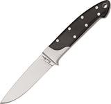 Rough Rider 7" Small Hunter Stainless Fixed Blade Black Wood Handle Knife 1009
