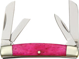 Rough Rider Tiny Congress Folding Blades Pink Bone Handles Pocket Knife 1255
