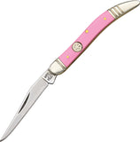 Rough Rider Tiny Toothpick Pink Love Peace Friendship Folding Blade Knife 1380