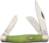 Rough Rider Moon Glow in the Dark Handle Large Stockman Folding Blade Knife 1428