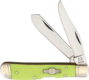 Rough Rider Moon Glow in the Dark Trapper Stainless Folding Blade Knife 1515