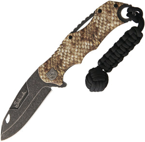 Rough Rider Sidewinder Linerlock A/O Folding Blade Rattlesnake Handle Knife 1538