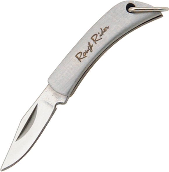 Rough Rider Mini Lockback Stainless Handle Folding Clip Blade Keyring Knife 162