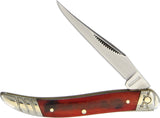 Rough Rider Small Toothpick Black Cherry Smooth Bone Folding Blade Knife 1668