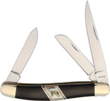 Rough Rider Premium Select Stockman Buffalo Horn Handle Folding Blade Knife 1691
