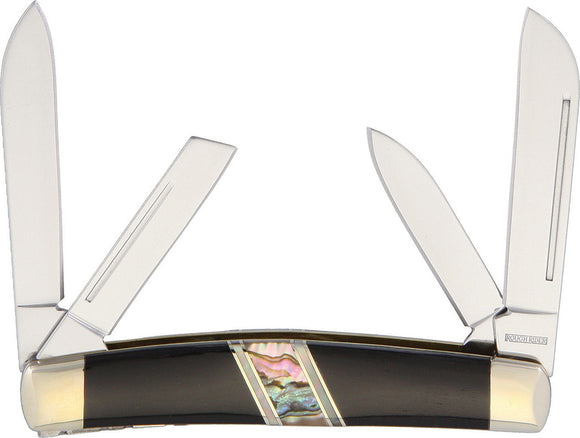 Rough Rider Premium Select Congress Buffalo Horn Handle Folding Blade Knife 1692