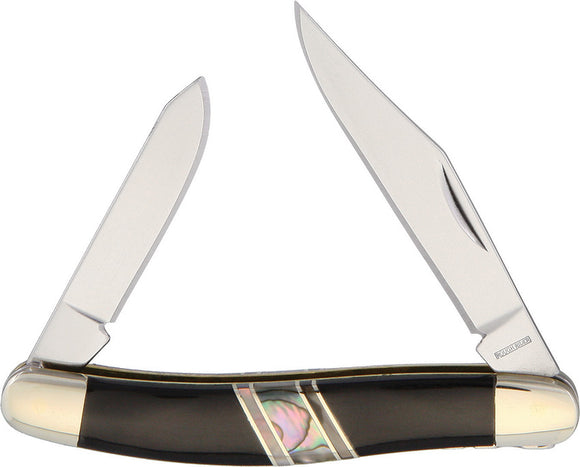Rough Rider Premium Select Baby Copperhead Buffalo Horn Folding Blade Knife 1693