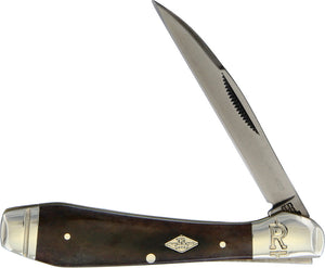 Rough Rider Wharncliffe Folding Blade Black Titanium Handle Pocket Knife 1769