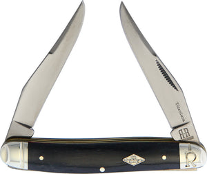 Rough Rider Muskrat Black Bone Handle Titanium Coated Folding Knife 1784