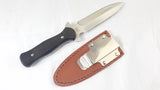 Rough Rider Large Fixed Dagger Blade Full Tang 8.5" Boot Knife with Sheath 1809