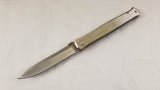 Rough Rider Thin Man Linerlock Stainless Handle Folding Spear Knife 1860