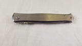Rough Rider Thin Man Linerlock Stainless Handle Folding Spear Knife 1860