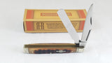 Rough Rider Doctors Brown Jigged Bone Clip & Spatula Folding Pocket Knife 1904