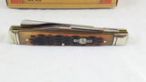 Rough Rider Doctors Brown Jigged Bone Clip & Spatula Folding Pocket Knife 1904