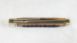 Rough Rider Doctors Brown Jigged Bone Clip & Spatula Folding Pocket Knife 1904